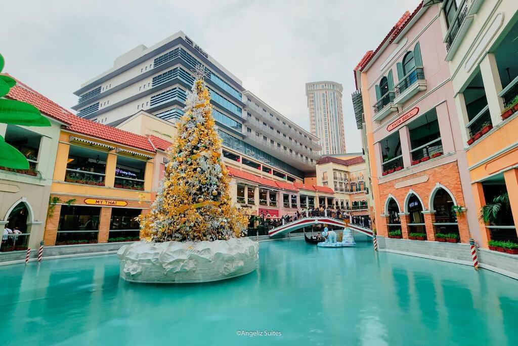 New Modern Venice Best View And Balcony, Fast Wifi At Mckinley Hill 1Br Interconnected To Venice Grand Canal Mall Manila Exterior photo