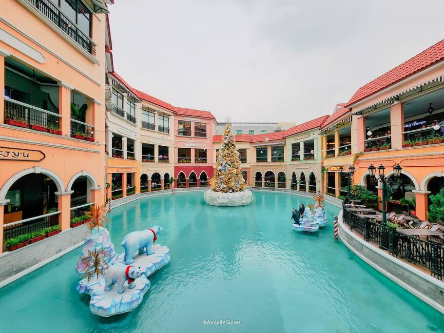 New Modern Venice Best View And Balcony, Fast Wifi At Mckinley Hill 1Br Interconnected To Venice Grand Canal Mall Manila Exterior photo